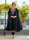 Kashvi Vol 4 By Passion Tree Vichitra Silk Anarkali Kurtis Set Exporters In India